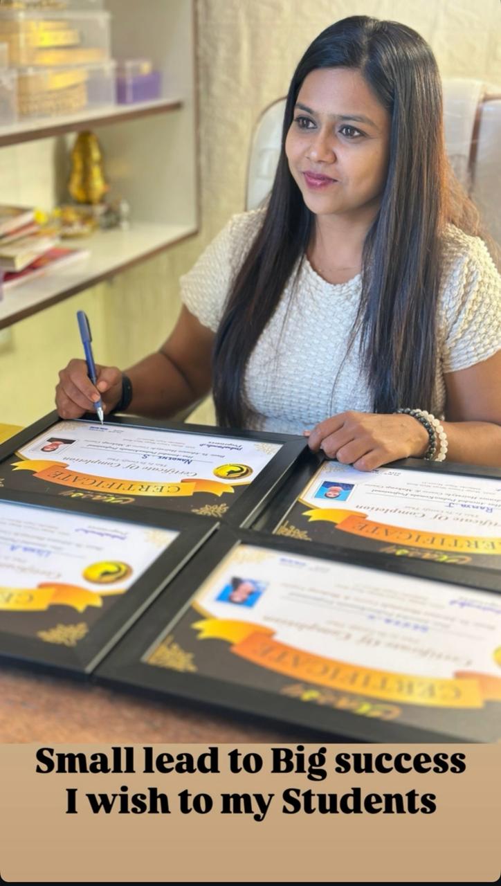 Shruthi Komala - Academy Certificate Signing